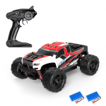 Kaugjuhtimispuldiga auto 1/18 t&auml;isskaala 2,4 GHz maastikuveokid 4WD 30KM/H V&otilde;idus&otilde;iduauto ronimisauto 2 battery punane