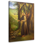 L&otilde;uenditr&uuml;kk Assisi P&uuml;ha Franciscus 40x60 mitmev&auml;rviline