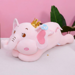 Elevandi pl&uuml;&uuml;sist m&auml;nguasjad armas v&auml;ike elevandi nukk nukk voodipesu padi keskmise suurusega nukk v&auml;ike kingitus mini 50cm