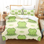 3D t&uuml;drukute toa voodipesukomplekt lastetoa tekikott ja padjap&uuml;&uuml;r 2/3 t&uuml;kki AU240 * 270 t&auml;issuuruses kodukaunistus Baby 100x135cm