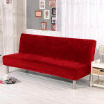Palus kokkupandav diivanvoodi kate Sametine paks kattega &uuml;mbris k&auml;eta diivanvoodile diivanvoodi kate Elastne futon kate talveks L Size punane