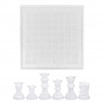 3D rahvusvahelised malenuppude silikoonvormid Epoksiidvaigust valuvormid Ehete valmistamise t&ouml;&ouml;riistad perepeo lauam&auml;ngudeks A