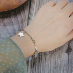 JMJM Viieharuline Star Luck Smiley K&auml;ev&otilde;ru Ripats Ehted Punk Choker Goth Ehted Kingitused h&otilde;be