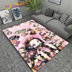 Demon Slayer Jaapani multikas vaip k&ouml;&ouml;gimatt Magamistoa uksevaip Elutoa vaip laste m&auml;ng Pehme matt 60 cm x 90 cm