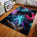 M&auml;ngukontroller M&auml;ngu 3D prinditud vaip elutoa vaipade jaoks Matkamatid Libisemisvastane vaip Joogamatt Kingitus poisile 160cm x 230cm