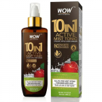 Wow Skin Science 10 in 1 Active Apple Cider Vinegar No Parabens, Sulphate & Silicones Mist Tonic, 200ml