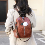 2023. aasta uusim trend, vabaaja naiste PU-seljakott, mood, suured taskud &otilde;ues, vaba aeg, mahukad &uuml;li&otilde;pilased, t&uuml;drukute &otilde;lakotid W28cmH30cmD13cm must