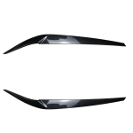 2tk ABS Gloss esituli kurjad kulmud silmalaud BMW G30 G31 F90 5 seeria 520d 525i 530i 530d 550i M5 2017- 3D jaoks Gloss Black gray