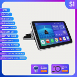 Autoraadio Hizpo 3G+32G 10,1-tolline 360&deg; p&ouml;&ouml;ratav 1 Din AutoRadio GPS universaalsele multimeediumipleierile Stereo 1DIN Video Autoraadio Carplay HeadUnit Audio S1 8Core 3G 32G AI