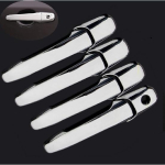 FUNDUOO For n Ford Fusion Sedan 4-Door 2006 2007 2008 2009 2010 Car Door Handle Cover Trim Sticker Free black