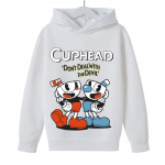 lapsed M&auml;ng Cuphead kapuuts Poiste t&uuml;drukute moe multifilmi dressipluus kevad- ja s&uuml;gismodell Horror Clothes pikkade varrukatega 3-13 a 150