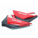 Mootorratta GS125 poritiiba serva k&uuml;tusepaagi k&uuml;lgkatte paneel Suzuki 125cc GS 125 katte korpuse varuosade aku ja t&ouml;&ouml;riista jaoks punane