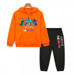 Garten of Banban Hoodies Set Multifilmi kampsun Anime kapuuts poiste t&uuml;drukute riided Pullover laste butiikriided Lasteriided 160 oranž