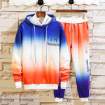 Meeste avar kaheosaline pikkade varrukatega kapuutsiga Gradient M oranž