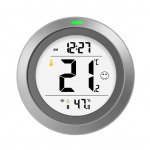 PT19DW intelligentne elektrooniline termoh&uuml;gromeeter kodu detektoriga WiFi grafiti kell helehall v&auml;rv