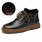 K&auml;sitsi valmistatud ehtsast nahast saapad Meeste jalan&otilde;ud Mugavad poolsaapad meestele vabaajajalatsid 38 must