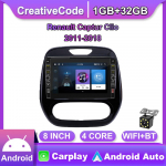 8-tolline Renault Captur Clio 2011-2018 jaoks koos nupunupuga Android autoraadio multimeediumipleier Navigatsioon stereo GPS 2 Din 1+32GB 1+32GB,A