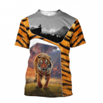 Uus Animal Tiger Graphics T-s&auml;rk Suurem&otilde;&otilde;tmeline Harajuku Uus 6XL 3D Prindiga Oversized Fashion Meeste l&uuml;hikeste varrukatega T-s&auml;rk Streetwear Topid XXS