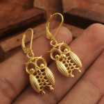 Kollase kullaga kaetud &ouml;&ouml;kulli hoovaga lukuga k&otilde;rvar&otilde;ngas massiivne 925 sterlingh&otilde;be amulett ehted kuld/kollane