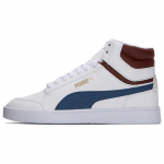 Puma Shuffle Mid Valge J&auml;rvesinine Unisex Tennised Intensiivne Punane Meeskonna Kuldne 380748-10 35.5