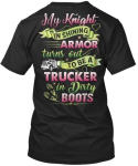 Fantastiline Trucker My Knight In Shining Armour on standardne unisex T-s&auml;rk S