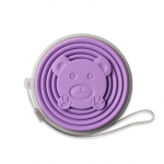 270 ml silikoonist kokkupandav tass reisimiseks kaasaskantav tass v&auml;lispordi veepudel kokkupandav tass k&otilde;rgele temperatuurile vastupidav