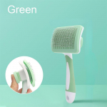 Lemmikloomade juuste v&auml;ljalangemise kamm Koera kassi puhastushari pikkade juuste hooldamine siseruumides kassidele Lemmikloomatarbed roheline