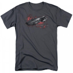 Battlestar Galactica Galactica Sci Fi telesaade Tee Charcoal Unisex T-s&auml;rk S