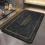 Marmorist mustriga Vannitoa WC vaibad, kiiresti kuivavad p&otilde;randamatid K&ouml;&ouml;gi v&auml;lisukse imavad matid koduseks kasutamiseks 40x60CM