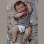 50/60 cm Joosepi imitatsioon Baby Reborn Dolls Puhas k&auml;sitsi maalitud Bloodshot Visible Rebirth nukk puuvillase kehaga Lastele M&auml;nguasjaga kaasas olev p&uuml;hadekingitus 60cm