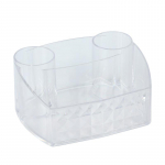 Desktop Cosmetics Double Bucket Storage Box Akr&uuml;&uuml;list l&auml;bipaistev nahahooldustoodete riiul puhas