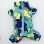 Talvine soojendusega koerajope Lemmikloomakoerte kost&uuml;&uuml;mide kutsika kerge nelja jalaga kapuutsiga mantel riided kaisukarule Big Combinaison suusale M-12