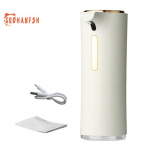 Automaatne anduriga seebidosaator, suur mahutavus, USB-taaslaetav, intelligentne induktsioon, vahutav, k&auml;siseebi dosaator USB Charging valge