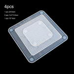 4 tk/komplekt silikoonist &uuml;mbris silikoonist kaussi kaaned toidu v&auml;rske s&auml;ilitus&uuml;mbris korduvkasutatav tihend kaas kate veniv vaakum toidukile k&ouml;&ouml;k