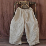 Johnature naiste vintage laia s&auml;&auml;rega p&uuml;ksid &uuml;hev&auml;rvilised kvaliteetsed elastsed v&ouml;&ouml;p&uuml;ksid kevadised vabad vabaaja p&uuml;ksid One Size