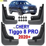 4 tk Chery Tiggo 8 Pro Plus jaoks - Porilapatsid Porikaitsmed Klapid Pritsmekaitsmed Porikaitsmed Tiib Esiratas Tagaratas Tarvikud gray