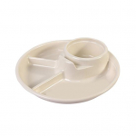 4 ruudustikuga &otilde;htus&ouml;&ouml;gitaldrik Toit Kontakt Hinne Sektsioon Disain Plastikust kaasaskantav hommikus&ouml;&ouml;gialus L&otilde;unas&ouml;&ouml;gin&otilde;u Igap&auml;evane kasutamine valge