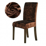 Universaalse suurusega tooli kate, suur elastne toolikate, žakaarkangast ja sametkangast istmekorpus s&ouml;&ouml;gitoa jaoks 4 Pcs