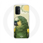 &Uuml;mbris Oppo A74 5G Amazon Parrots Green jaoks