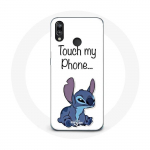 Huawei P20 Lite Lilo &uuml;mbris ja Stitch armas valge taust
