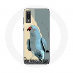 &Uuml;mbris Samsung Galaxy A02 Parakeets Parrots Blue jaoks