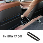 2 TK s&uuml;sinikkiust auto tagaistme paneel tagaistme kaunistus kleebis kate Auto salongi tarvikud BMW X5 G05 X7 G07 -21 jaoks For G05 -Silver
