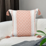 Jacquard puuvillane linane laud lipp laudlina lauamatt k&auml;sitsi valmistatud tutiga voodiotsa r&auml;tik diivanilaua kapp katter&auml;tik teer&auml;tik 45*45cm must