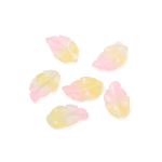 10tk/kott 17X28mm klaasist sulgede kujuga lehthelmed DIY k&auml;ev&otilde;ru kaelakee k&otilde;rvar&otilde;ngad ehted aksessuaarid 17X28mm 10pcs/bag