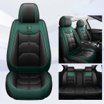 Four Seasons universaalne auto viieistmeline autoistme kate maastur veekindel pakett PU nahast autoistme kate universaalne auto istmekate viiekohalistele mudelitele Seat Cover For Five Seats roheline