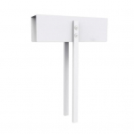 Metallist kahepoolne ukselukk roostekindel korrosioonikindel paigaldusvaba lastekaitse riidekapi kapi ukse lukutarvikud valge