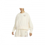 Nike X Naomi Osaka Tikitud Logo Meeldiva kaelusega fliisist dressipluus Naiste topid Kahvatu elevandiluu FD5505-110 L