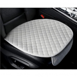 Car Seat Covers Auto Cushion Vehicle Long Rear Seat Chair Cover Protective Mat pad for Baby, SUV, Skin-Friendly Golden Embroidery Thread (Black-Rear) Black-Front