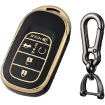 for Lexus Key Fob Cover with Keychain,Car Key Shell Protector Holder 4 Buttons for Compatible with Lexus Accessories ES350 ES300h UX200 LS500 LS500H for Lexus-b（4 Buttons