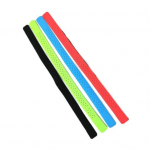 4 tk asenduspulsikella rihm Pehme elastne Lycra pulsirihm Reguleeritav Bluetoothiga &uuml;hilduv jooksva pulsikella k&auml;erihm 30cm